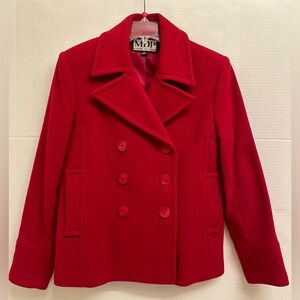 100% Wool Double-Breasted Coat with Buttons Size S